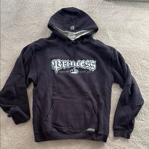 Disney Blue Pullover Hoodie Sweatshirt